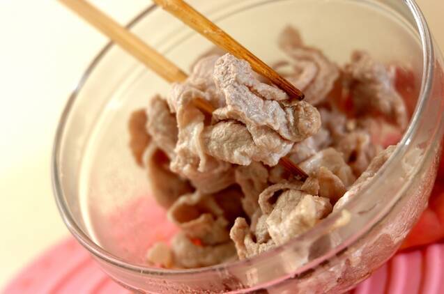 豚しゃぶバインミー（ベトナム風サンドイッチ）の作り方の手順4