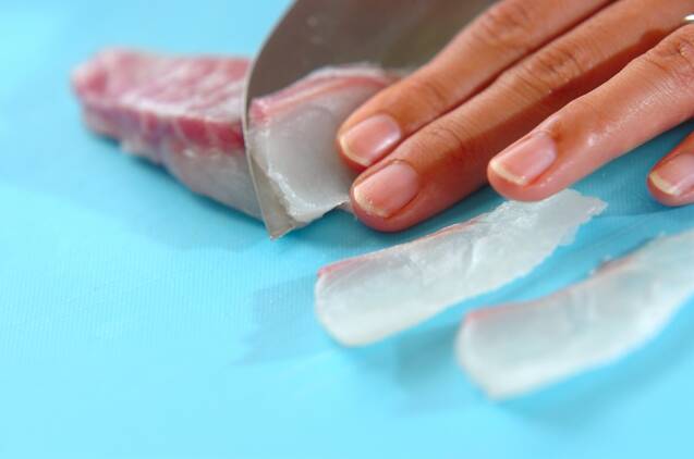 簡単華やか 鯛のカルパッチョby崎野 晴子さんの作り方の手順1