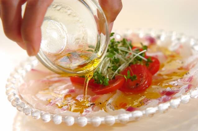 簡単華やか 鯛のカルパッチョby崎野 晴子さんの作り方の手順3