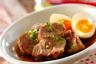 豚ロースとゆで卵の煮もの