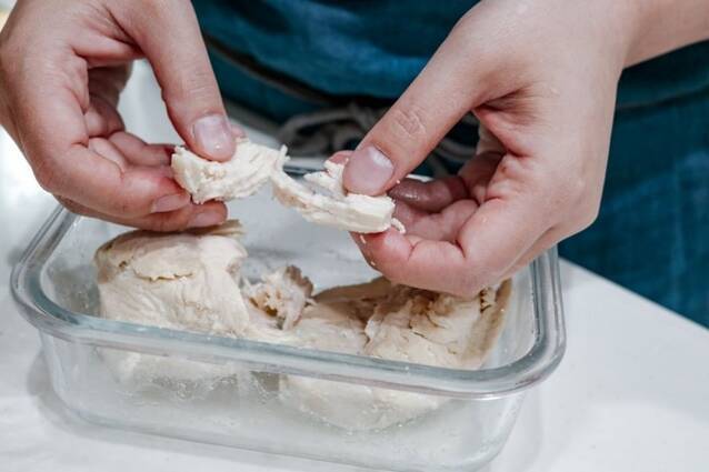 甘辛親子丼の作り方の手順3