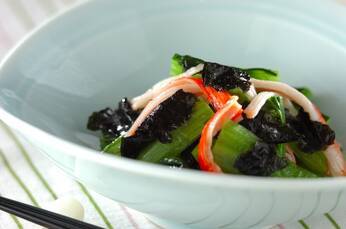 小松菜ののり和え