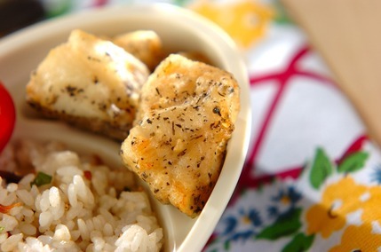 白身魚のゆかり天ぷら