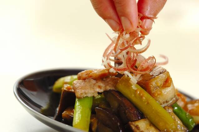 ナスと豚のみそ炒めの作り方の手順7