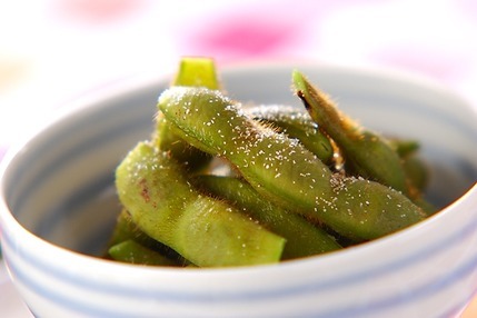 黒枝豆の塩ゆで