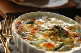 タラとジャガイモのグラタン