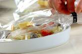 電子レンジで！　タラのローストバッグ蒸しの作り方3