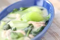子供にも人気！チンゲン菜のクリーム煮