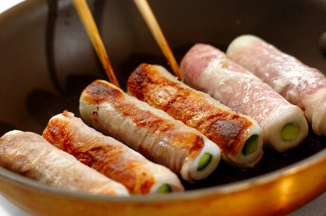 ちくわキュウリの肉巻きの作り方の手順3