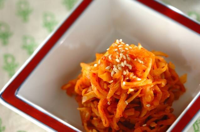 5. 切干大根のキムチ煮