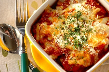 チキンのトマトチーズ焼き