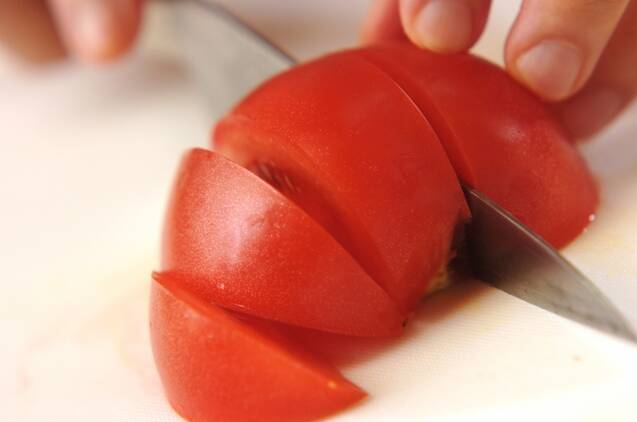 フワトロ卵のナポリタンの作り方の手順1