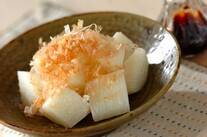 蒸し長芋のおかかがけ