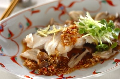 蒸し魚の薬味ソース レシピ 作り方 E レシピ 料理のプロが作る簡単レシピ