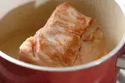 ゆで豚とニンニクみそのレタス巻き(仕込時間あり)の作り方1