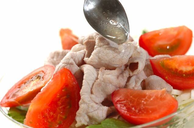 サラダ風豚しゃぶの作り方の手順4