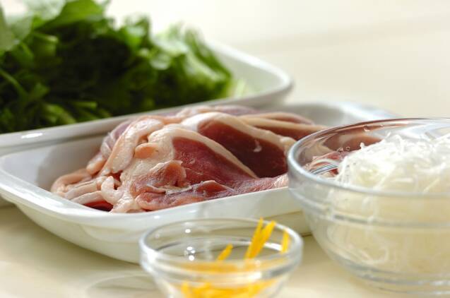 鴨だし雑煮の作り方の手順1