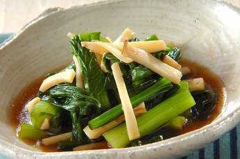 小松菜とエリンギのお浸し