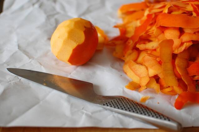 自家製干し柿の作り方の手順3