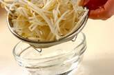 モヤシチーズキムチの作り方1