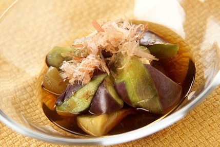 レンジで簡単！ナスのお浸し