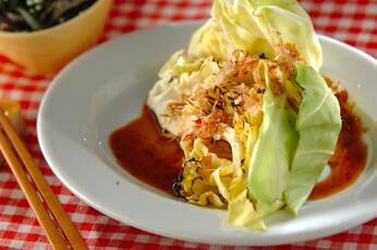 シンプル焼き春キャベツ