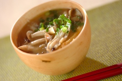 キノコのみそ汁