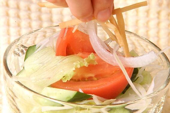ぱりぱりグリーンサラダの作り方の手順7