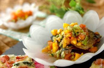 サバのカラフルマリネ