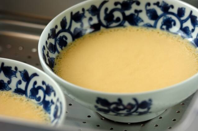 中華風ふわふわ茶碗蒸しの作り方の手順4
