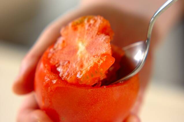 トマトチーズ焼きの作り方の手順1