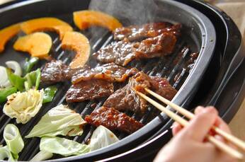 牛肉の漬け焼き