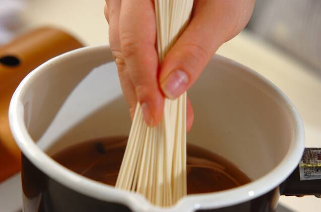 温かい ひやむぎのお吸い物 何度でも食べたくなるの作り方の手順3