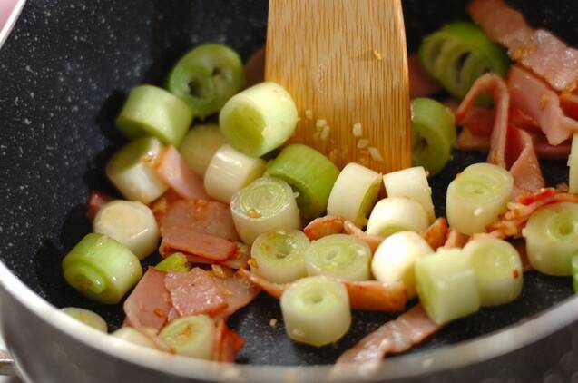 白ネギのスープの作り方の手順2