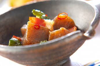 コンニャクのピリ辛煮