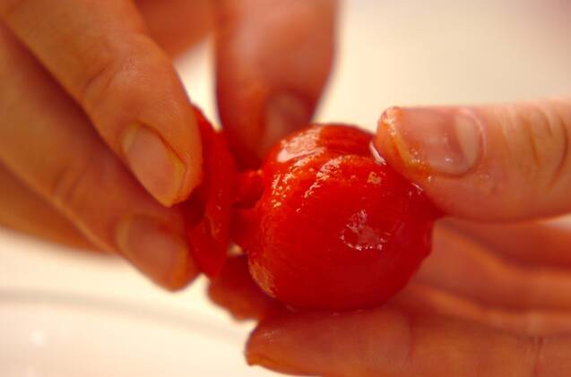 ミニトマトのマリネの作り方の手順1