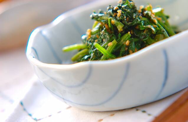ほうれん草のゴマ和え