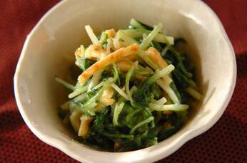 水菜の酢みそ和え