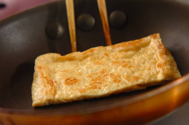 水菜の酢みそ和えの作り方の手順1