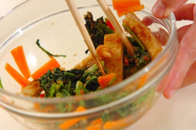 ホウレン草のピーナッツ和えの作り方の手順6