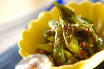 長唐辛子とジャコの炒め煮