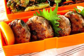 アジのつみれバーグ