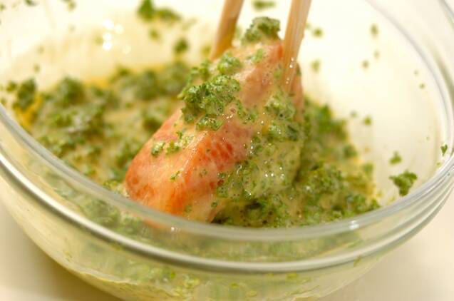 鮭のパセリ焼きの作り方の手順2