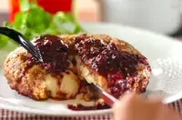 丸ごとカマンベールハンバーグ