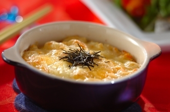 タラコポテトのチーズ焼き（副菜） レシピ・作り方 | 【E・レシピ】料理のプロが作る簡単レシピ