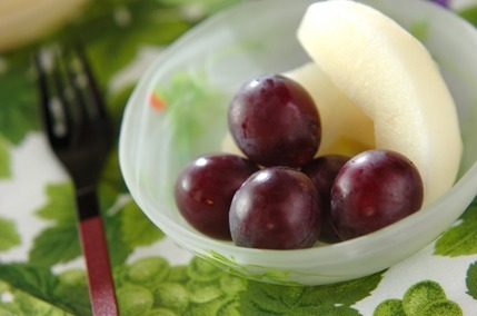 デザート・ブドウ＆梨