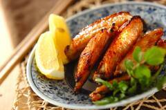 鶏手羽中の塩焼き