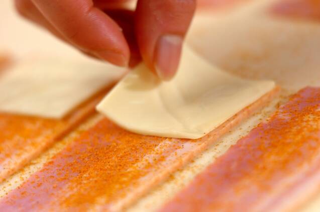 ベーコンのアスパラ巻きの作り方の手順6