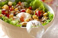 テリヤキチキンのシーザーサラダ