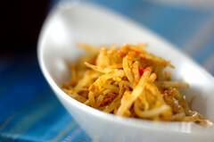 モヤシのカレー炒め